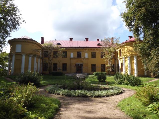 Tiņģeres muiža. Dārza puse